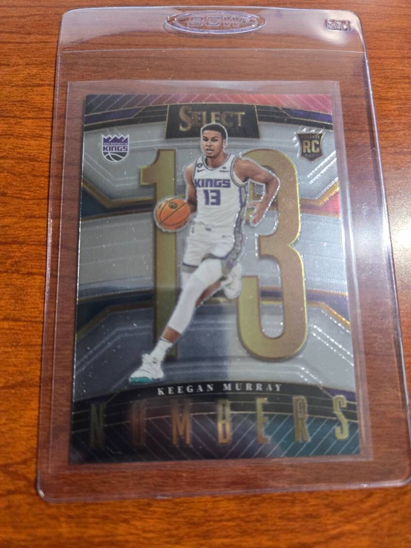 2022-23 Panini Select - Select Numbers Keegan Murray #18 (RC)