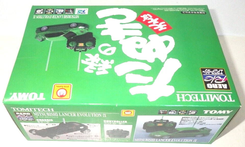 Tomy MITSUBISHI Lancer Evolution IX RC CAR Modellbausatz grün 1:24 aus Japan ... - Bild 4 von 4