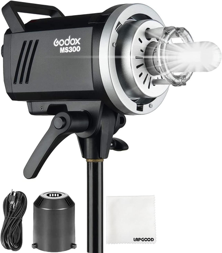 MS300 Monoluce Flash da Studio Wireless 300W con Lampada Modellismo 150W - Foto 1 di 9