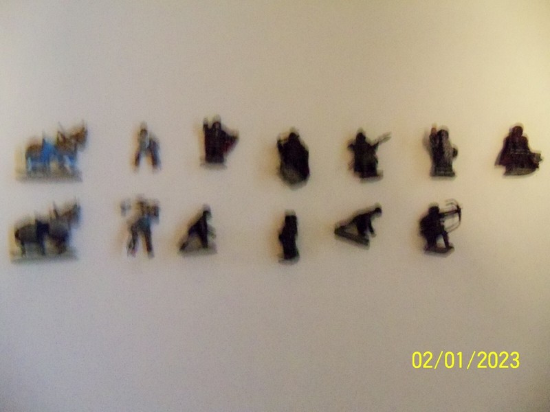 13 VINTAGE LEAD Knights, horses, warriors