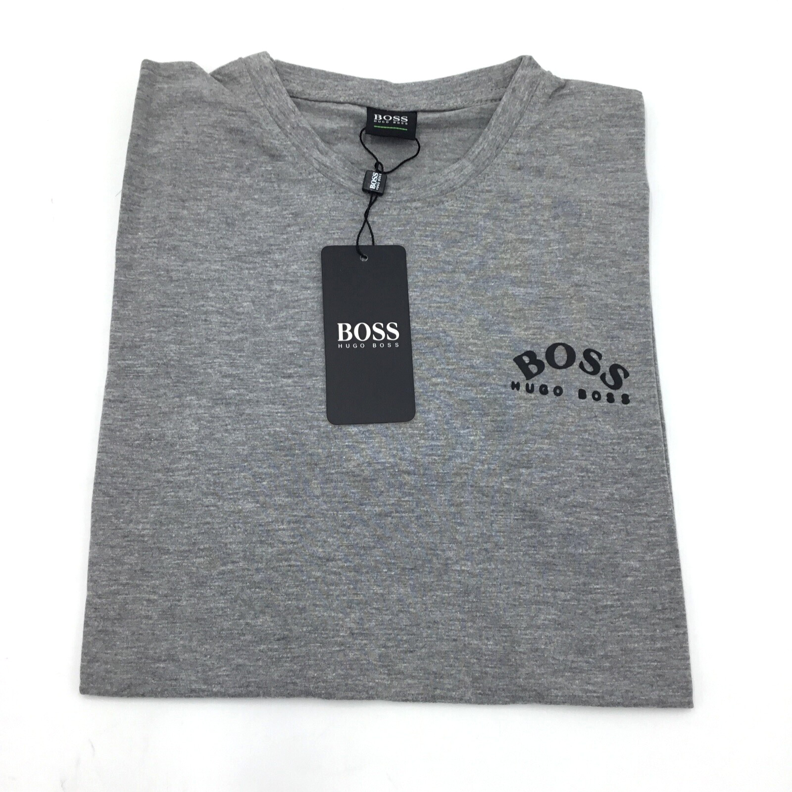 Мужская футболка HugoBoss Dieselstrasse серого цвета Sz Medium 7590₽