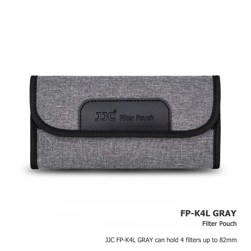 4 Slots Camera Lens UV CPL ND Filter Case Pouch Storage for 62mm 67mm 77mm 82mm - Image 2 of 4