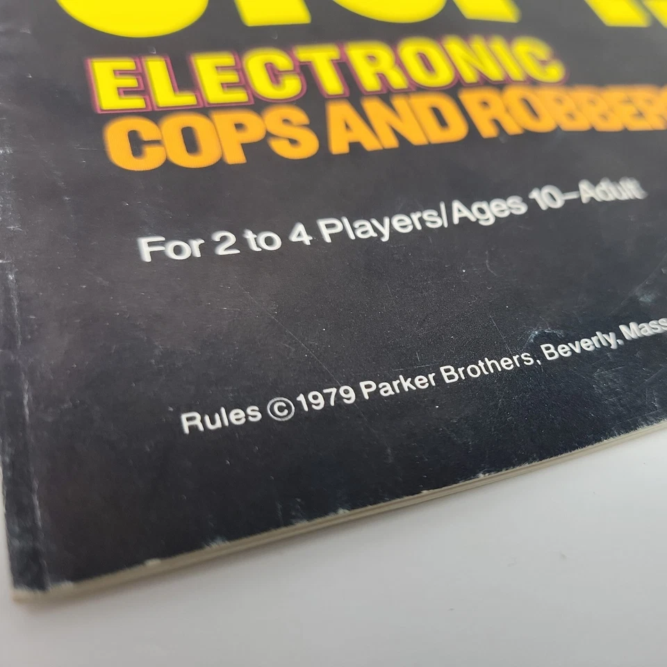 Parker Brothers Stop Thief Electronic Cops Robbers Board Game Instructions Book - Image 3 of 4