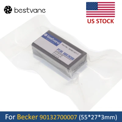 BESTVANE Carbon Vanes 90132700007 WN124-003 for Becker Pump DT/VT/T3.10/4.10 7 pcs