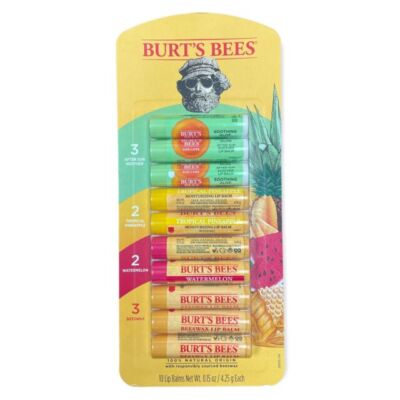 Burt s Bees Lip Balm Variety Pack, 0.15 Ounce - Pack of 10