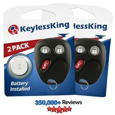 2 Replacement for Chevrolet Trailblazer - 2002 2003 2004 2005 Keyless Car Remote