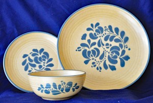 plate pfaltzgraff serving salad bowl dinner