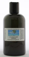 Coconut Lime Verbena 8oz Premium Grade Scented Fragrance Oil Crazy Candles