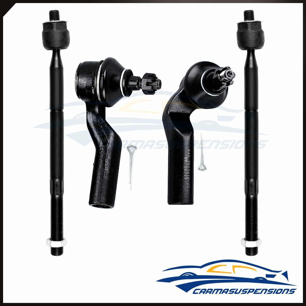 4PC Steering Tie Rod End Parts Fit For 2004-2013 Mazda 3 & 2006