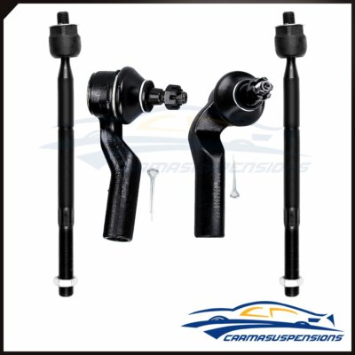 4PC Steering Tie Rod End Parts Fit For 2004-2013 Mazda 3 & 2006