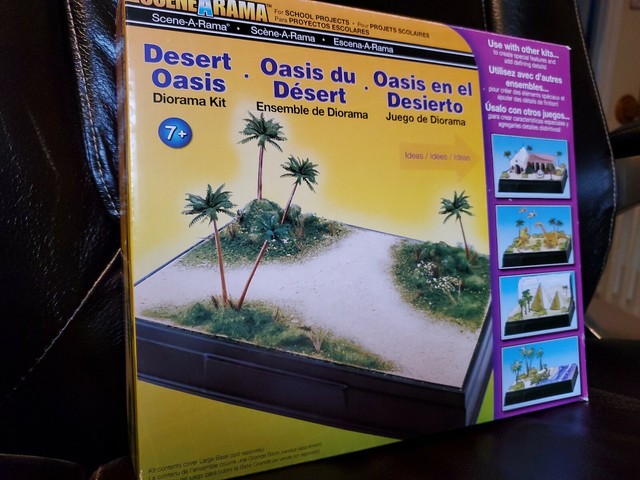 Woodland Scenics Sp4112 Desert Oasis Diorama Kit For Sale Online Ebay