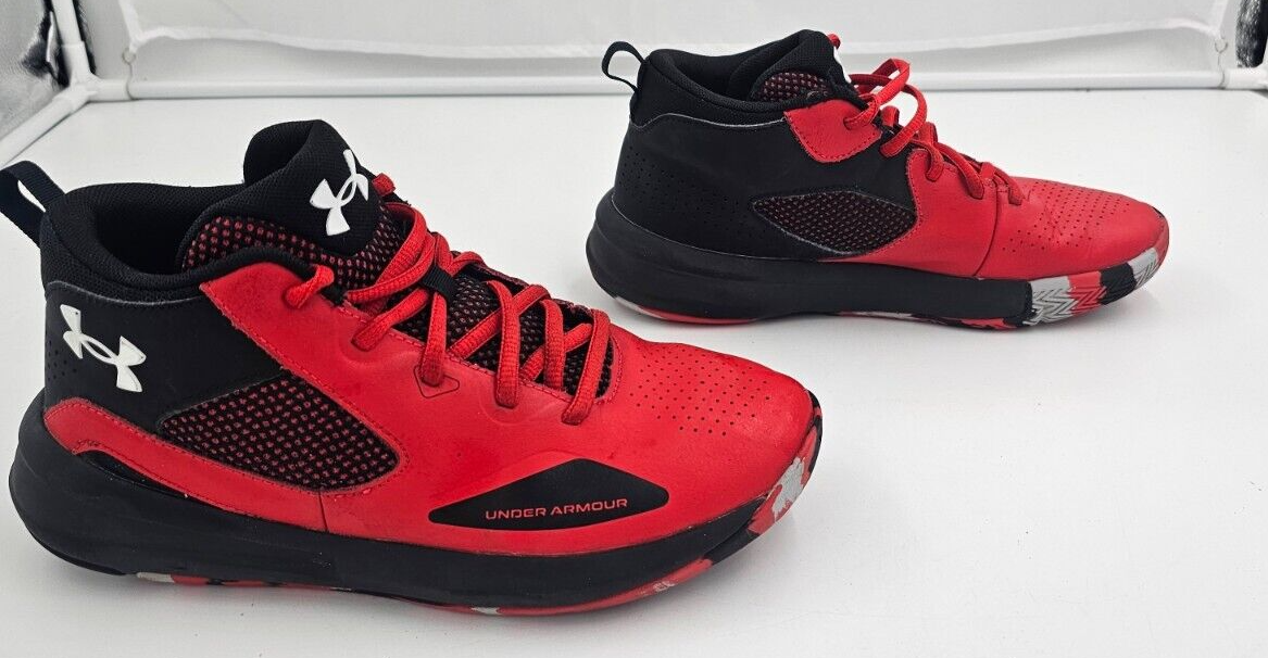 SAOLA Scarpe da basket Under Armour unisex Lockdown 5 3023949 601 rosse sneaker 6 anni 7 5 W