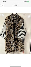 Net A Porter Alysi Designer Wool Oversized Leopard Coat