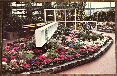 Postcard Krohn Observatory Flowers Pre Spring Show Cincinnati, OH A17
