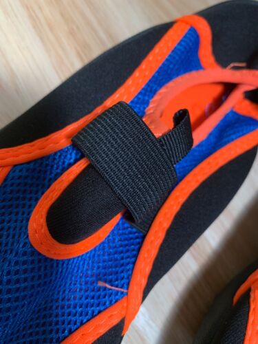 NWT Water/Beach Shoes Sz 4/5 Unisex Royal Blue & Orange Color - Picture 3 of 3