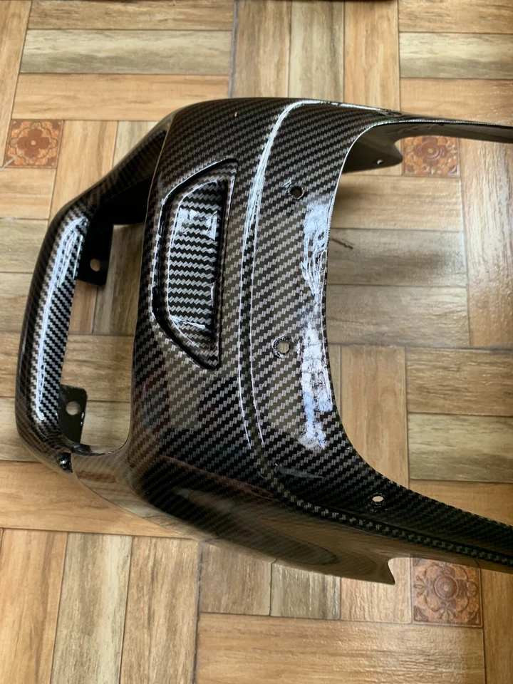 Carenado de faros de nariz superior delanteros de fibra de carbono para KAWASAKI ZRX1100 ZRX1200 Foto 4 de 4