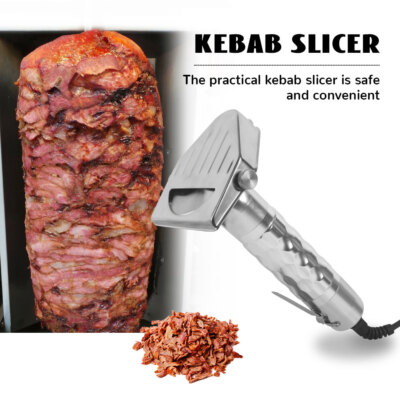 GZZT Elektrischer Kebabschneider Elektromesser  Dönerschneider 0-6mm Gyro messer