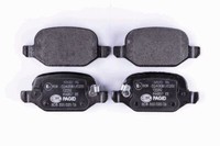 Hella 8DB 355 020-761 Bremsbelagsatz, Scheibenbremse FüR Fiat