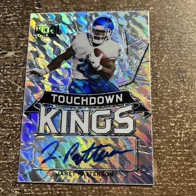 2021 Leaf Metal Draft Jaret Patterson Touchdown Kings AUTO RC /60 - TK-JP1