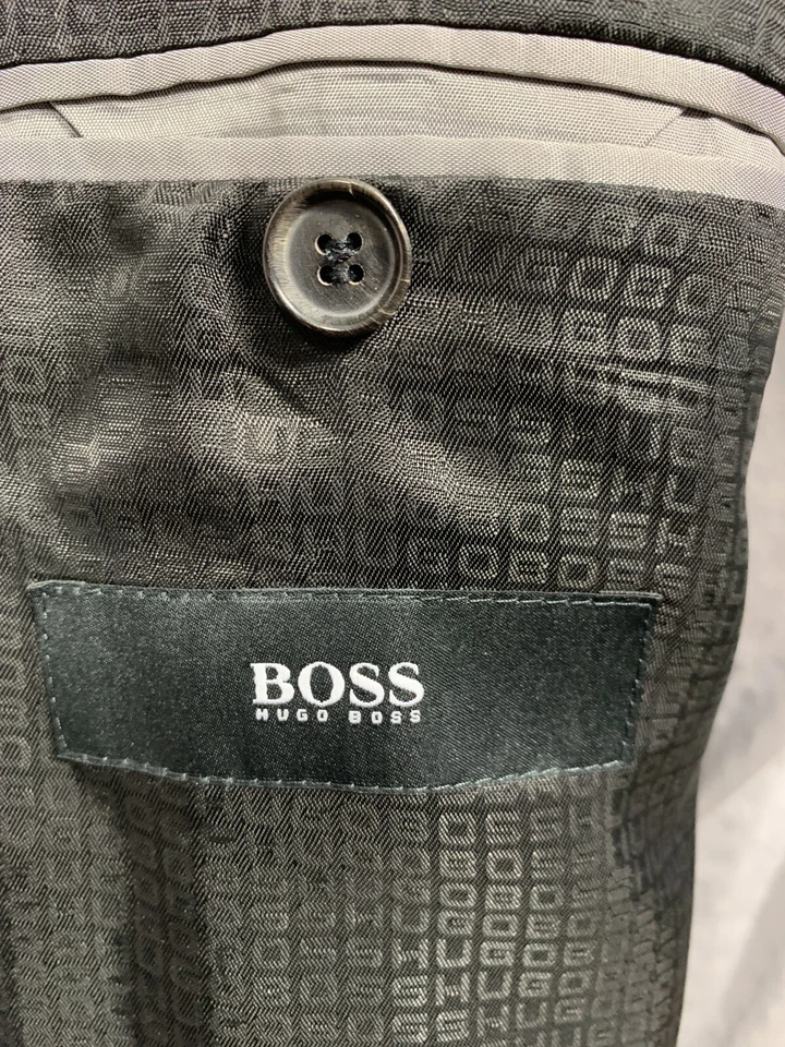 Hugo Boss Hombres Pasini2 Movie2 Hombres Traje de Lana Chaqueta Abrigo Deportivo 44L Foto 3 de 4