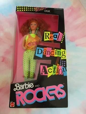 1986 Barbie and the Rockers Diva #3159 Rare Kayla Face Mold NRFB Mattel