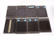 Lot of 7 Folmer Graflex 3 1/4 x 4 1/4 Cut Sheet Film Holders  Film Pack Holder