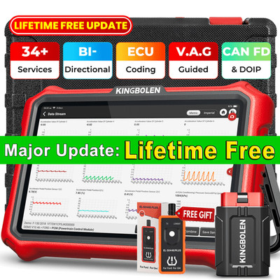 KINGBOLEN K8 PRO OBD2 Scanner Auto Bidirectional Diagnostic Tool ECU KEY Coding
