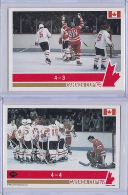 4 - 3 / 4 - 4 1992 Future Trends '76 Canada Cup Card 168