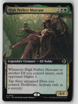 High Perfect Morcant (Extended Art) 373 Rare Lorwyn Eclipsed Near Mint