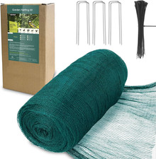 Garden Bird Netting HDPE Material 28x30FT Mesh Garden Net with Staples for