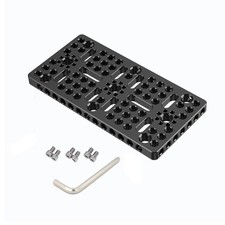 Camera Cheese Plate with 1/4" and 3/8" Threaded Holes,Extension Switching Mou...