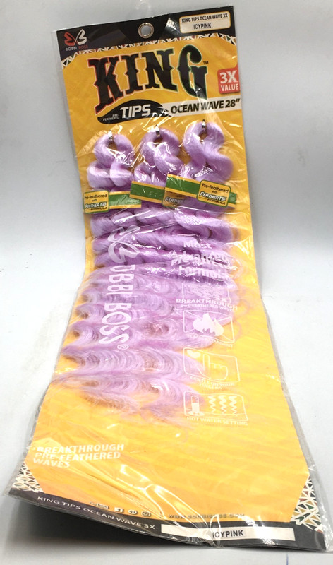 King Tips Ocean Wave 28” ICY PINK New In Package Item #6