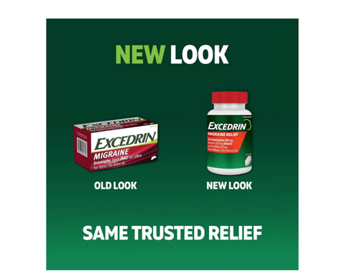 Excedrin Migräne Paracetamol Aspirin & Schmerzlinderungshilfe, 300ct, 2er Pack - Bild 1 von 6