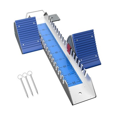 Multi-Function Lightning Starting Block Sprinter Pedals 6 Angle Adjustable Sp...