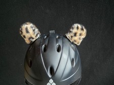 OHREN getiegert  Helm Skihelm Hörner NEU Puschel  Helmohren