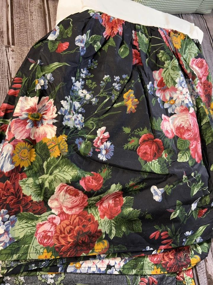 Vtg Ralph Lauren Cosette Isadora CAL KING Size Dust Ruffle / Bed Skirt Cotton - Image 4 of 4