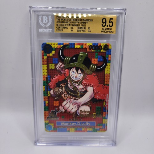 Monkey.D.Luffy (4th Anniversary Winner) graded BGS 9.5 for sale on eBay