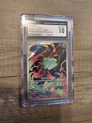 Bulbasaur - (Mega Evolution Stamped) 133/132 Miscellaneous Cards & Products Holo