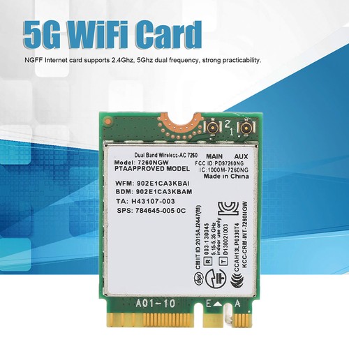 Dual Band Wifi Card 2.4Ghz 5Ghz 1200Mbps Bt 4.0 Ngff M.2 Wireless Internet AM - Afbeelding 9 van 23