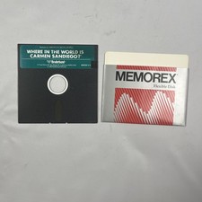 Where in the World is Carmen Sandiego Game IBM Tandy PC 5.25  Floppy Disk