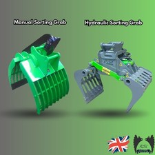 Excavator Selector, sorting, demolition grab for all size digger new inc VAT 