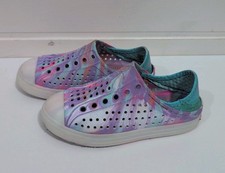 Skechers Foamies Guzman Flash Tie-Dye Light-Up Shoes Youth 1