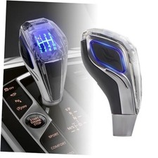 Car Universal LED Crystal Gear Shift Knob, Top Side 7 Color Touch B-Manual