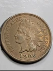 1906 RED BROWN UNCIRCULATED INDIAN HEAD PENNY