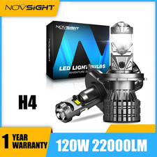 2X H4 120W Halogen Canbus No LED Scheinwerfer Kit Auto Lampen 6500K Ultra Hell