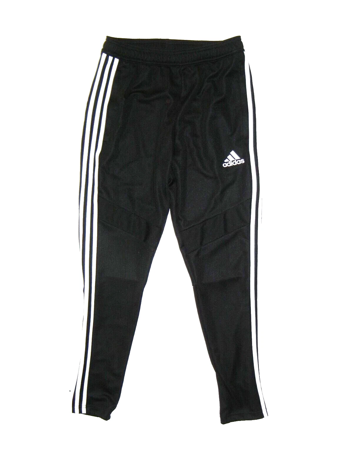 ADIDAS Classic Black/White ATHLETIC JOGGER Running Soccer Gym Pants Sz Men's S
