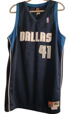 Nike Dallas Mavericks Dirk Nowitzki Stitched NBA #41 Jersey Size XL  LENGTH +2