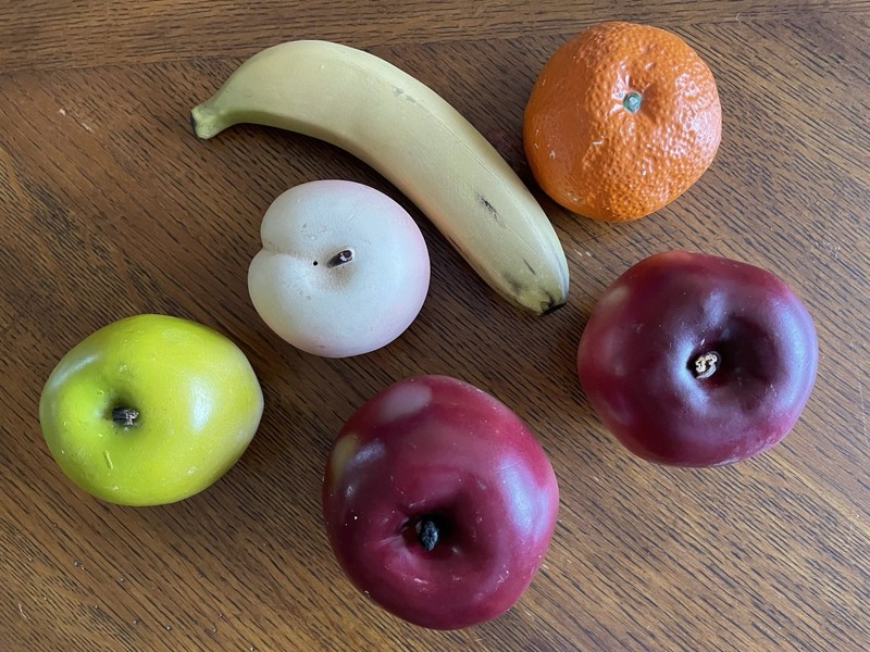 Vintage Realistic Faux Fruit Ceramic