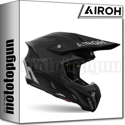 AIROH OFFROAD-HELM FÜR MOTORRAD TWIST 3 TW311 COLOR MATTSCHWARZ XS