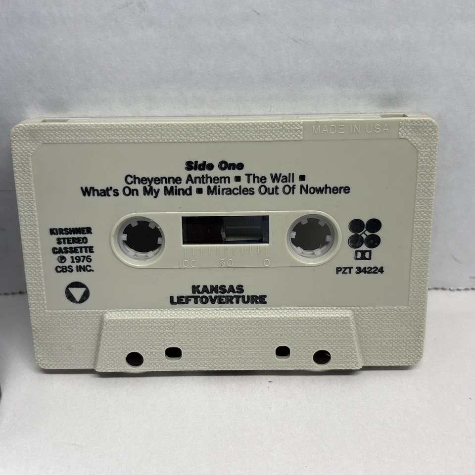 KANSAS- LEFTOVERTURE CASSETTE TAPE LIKE NEW OOP Foto 4 de 4